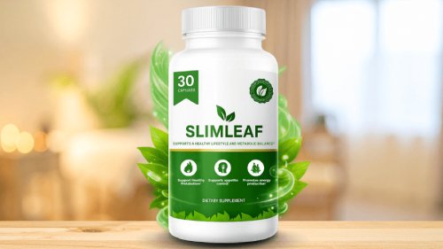 Slimleaf probiotic supplement bottle available for online purchase in the USA